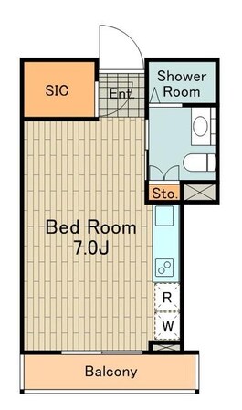 BCITYAPARTMENTTACHIKAWAtokyoの物件間取画像